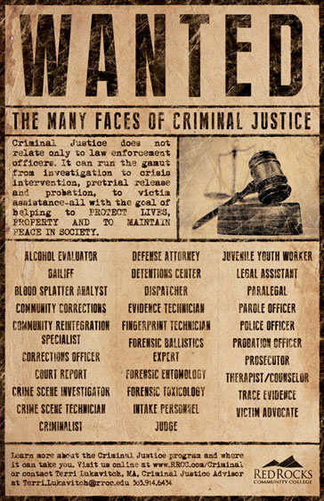 Wanted The Many Faces of Criminal Justice