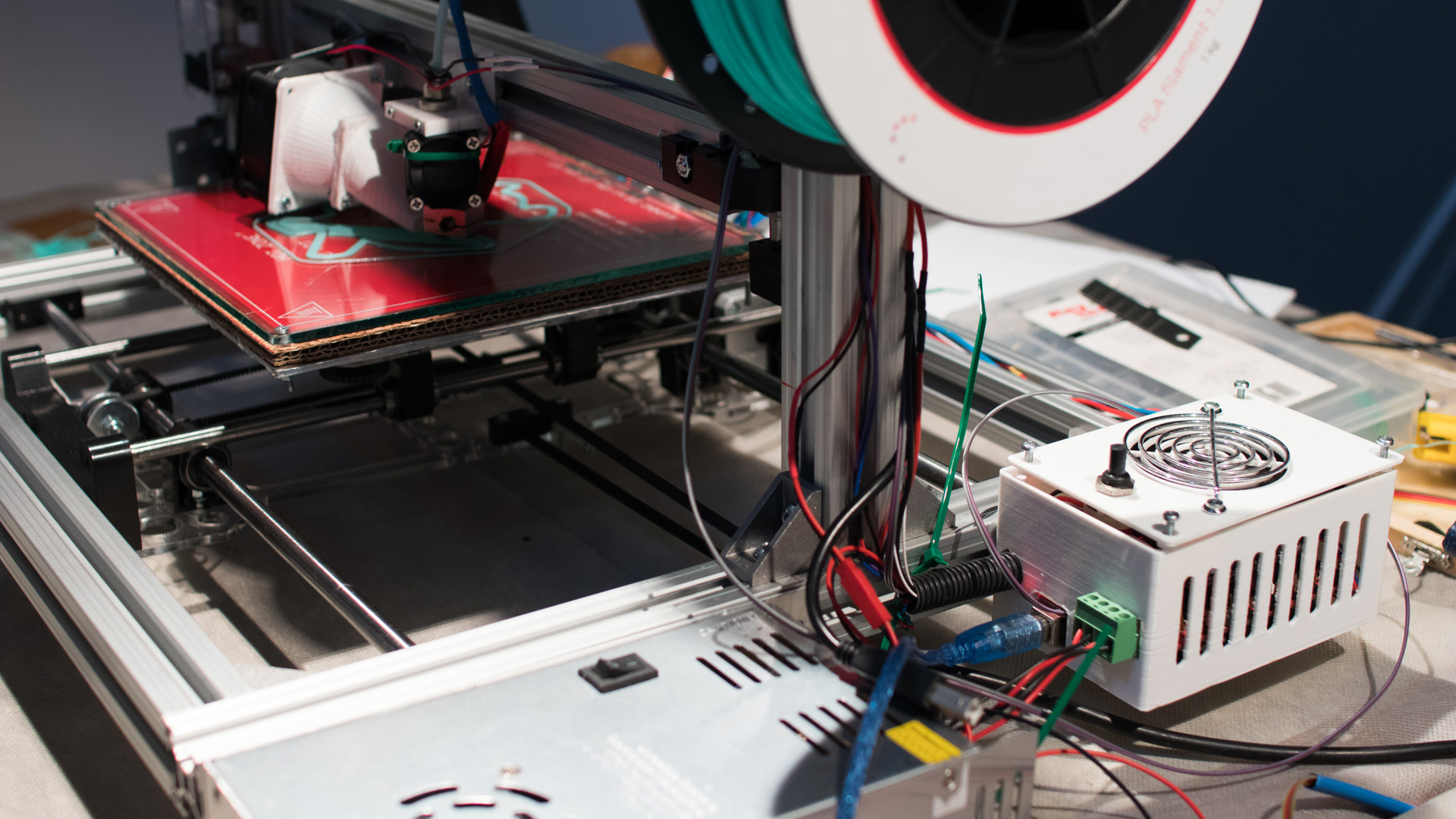 3d printer on table