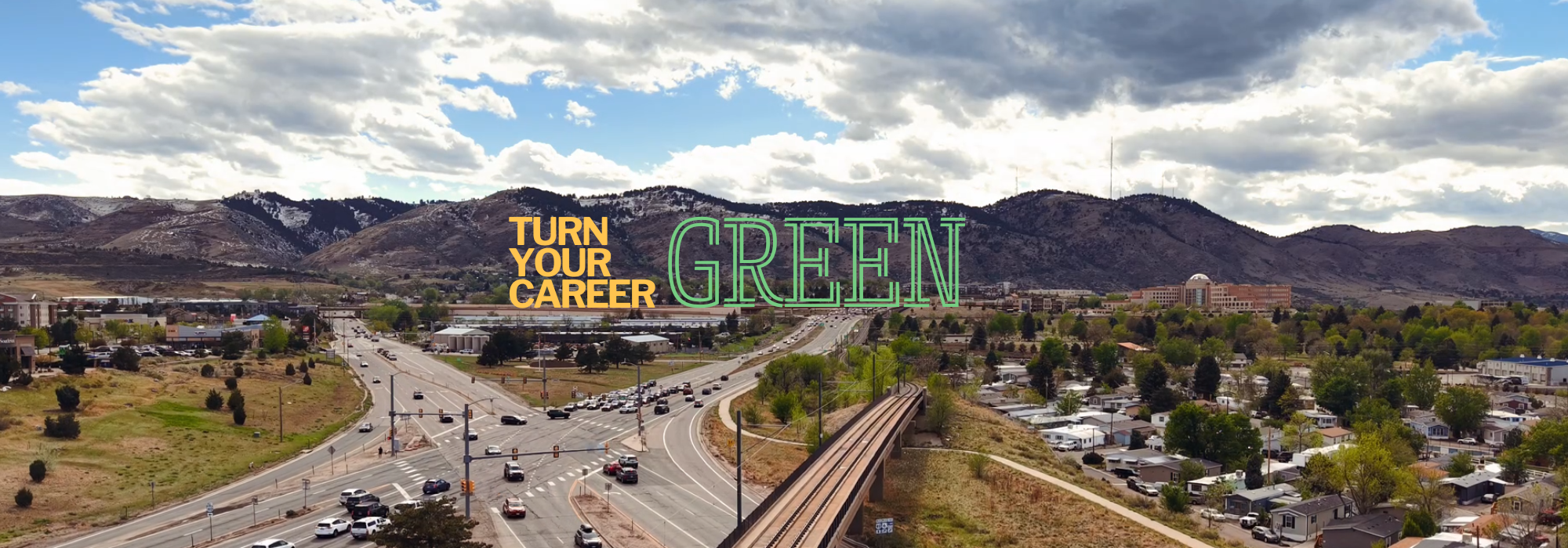 GreenTech hero image "Turn your Career Green"