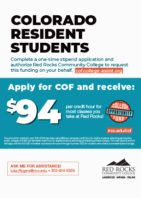 College Opportunity Fund Flyer