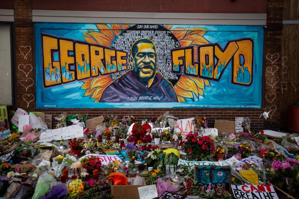 George Floyd Mural and Memorial