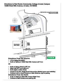 Arvada Campus Directions