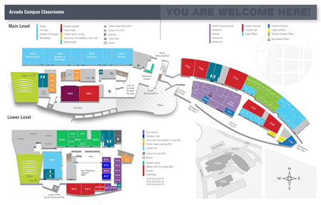 Arvada Campus Interior Map