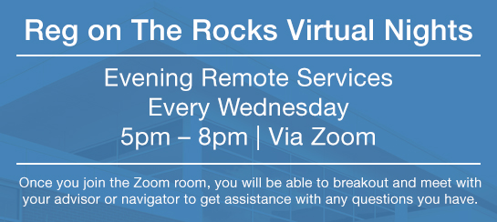 Additionally, for the month of August RRCC Admissions will hold remote hours for students from 5pm – 8pm every Wednesday through Zoom (link TBD). Once you join the Zoom room, you will be able to breakout and meet with your advisor or navigator to get assistance with any questions you have.