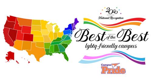 2020 national recognition best of the best lgbtq friendly campus