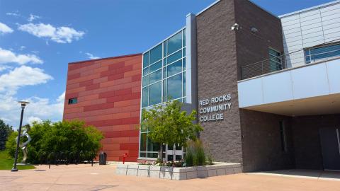 Arvada campus lecture hall entrance