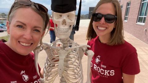 Charlotte Briscoe, left, and Teresa Bieker, clinical coordinator