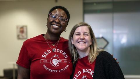 two RRCC Staff members