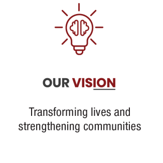 OUR VISION: Learning, Community, Collaboration, Belonging, Empowerment