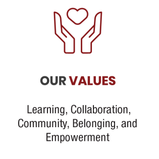 Learning, Collaboration, Community, Belonging, and Empowerment