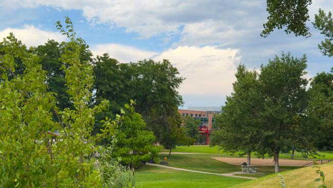 Summer day main entrance RRCC Lakewood campus