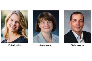 Erika Hollis, Jane Marsh, Chris Juarez