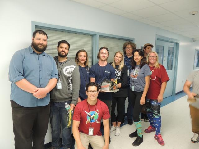 RockSat-X team photo after the successful recovery of the payload