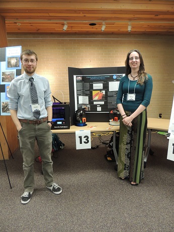 Symposium winners Shelby Ryan and Melissa Breathwaite