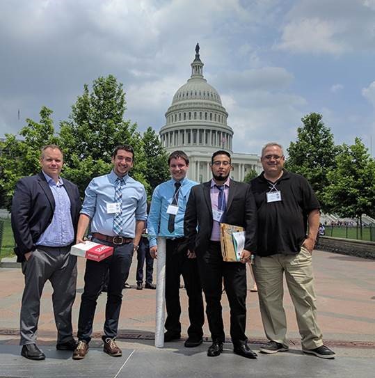 Red Rocks students in front of the capitol in DC